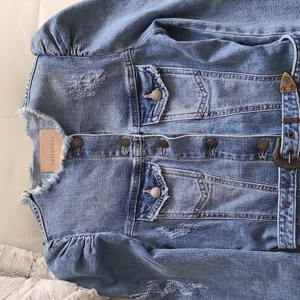 Retrofete Blue Denim Dress
